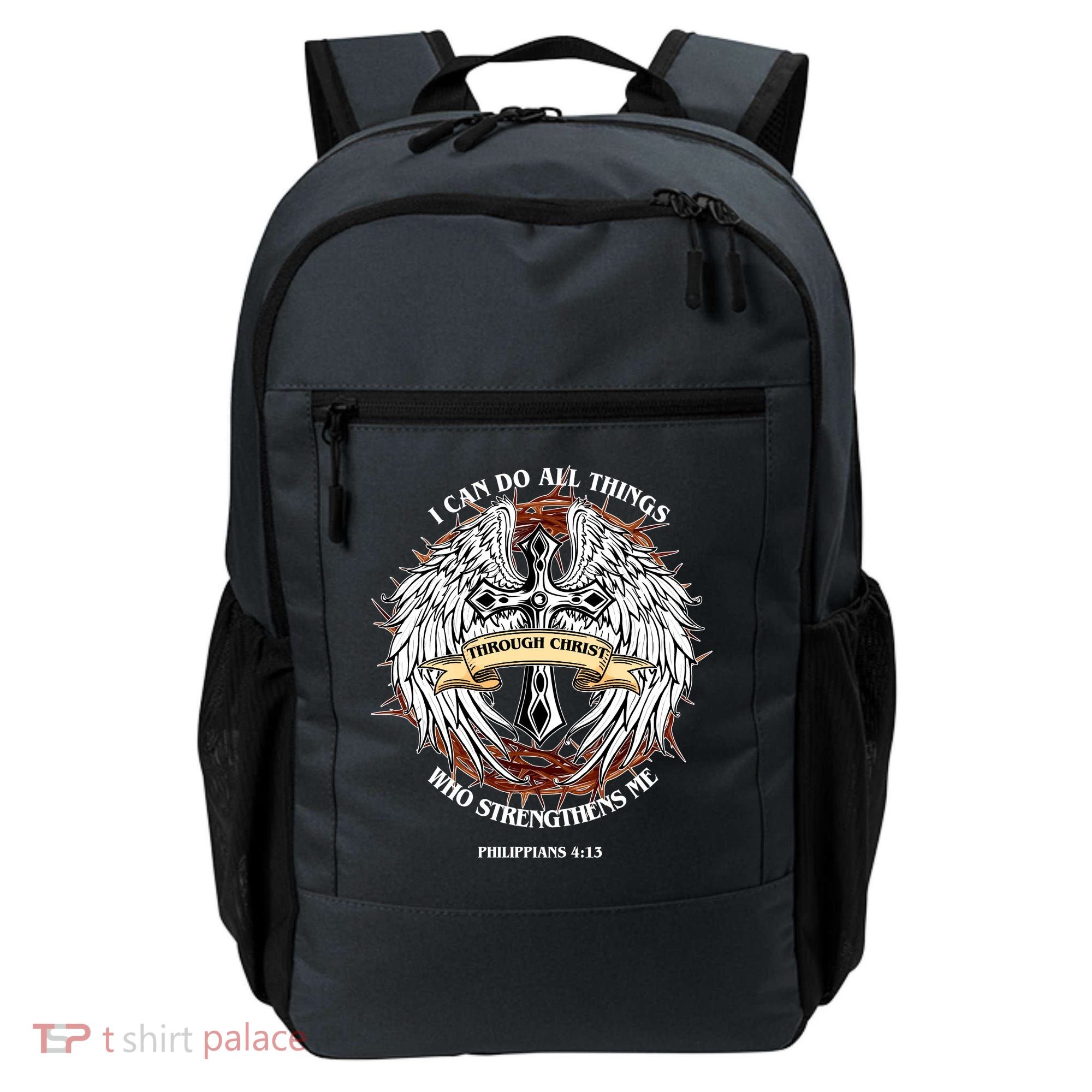 Philippians 4 13 I Can Do All Things Strengthens Me Backpack