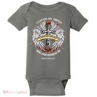Philippians 4 13 I Can Do All Things Strengthens Me Baby Bodysuit thumb 0