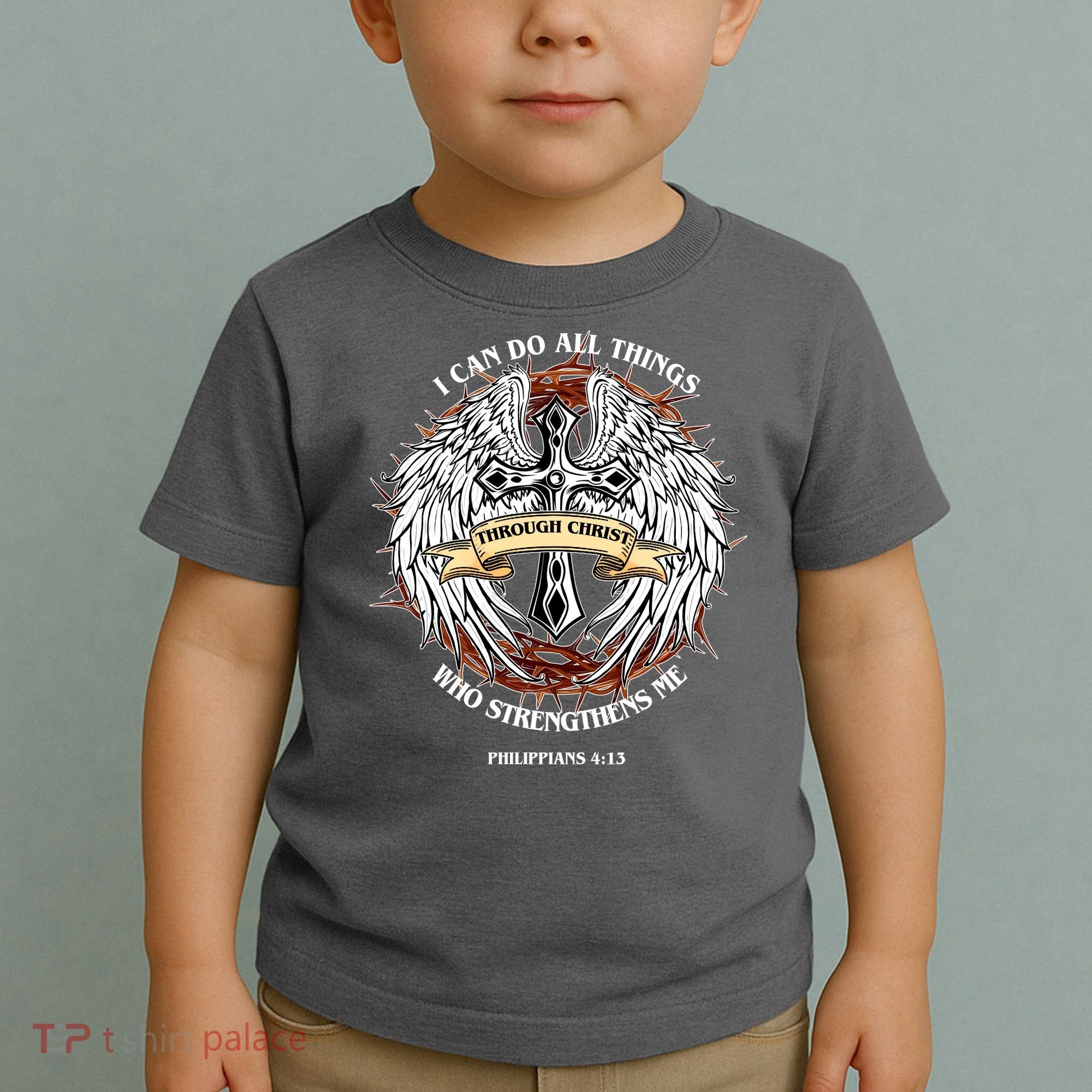 Philippians 4 13 I Can Do All Things Strengthens Me Toddler T-Shirt