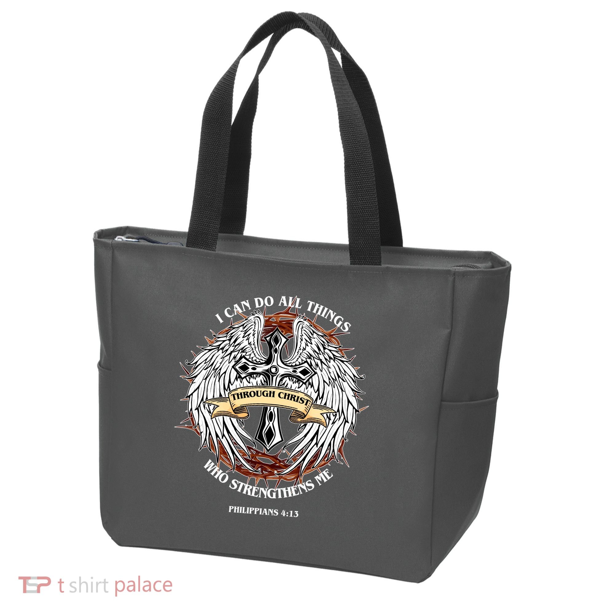 Philippians 4 13 I Can Do All Things Strengthens Me Tote Bag