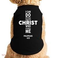 Philippians 4:13 I Can Do All Thing Through Christ Doggie Tank thumb 0