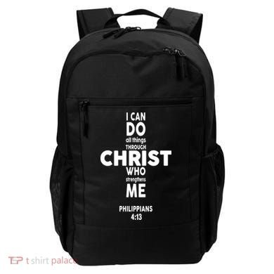 Philippians 4:13 I Can Do All Thing Through Christ Backpack