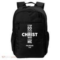 Philippians 4:13 I Can Do All Thing Through Christ Backpack thumb 0