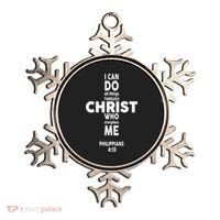 Philippians 4:13 I Can Do All Thing Through Christ Ornament thumb 0