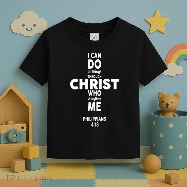 Philippians 4:13 I Can Do All Thing Through Christ Toddler T-Shirt