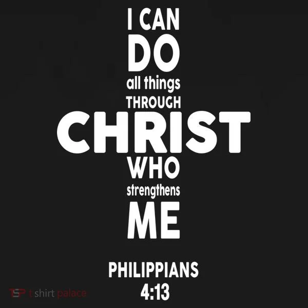 Philippians 4:13 I Can Do All Thing Through Christ Tote Bag