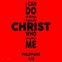 Philippians 4:13 I Can Do All Thing Through Christ Santa Hat thumb 1