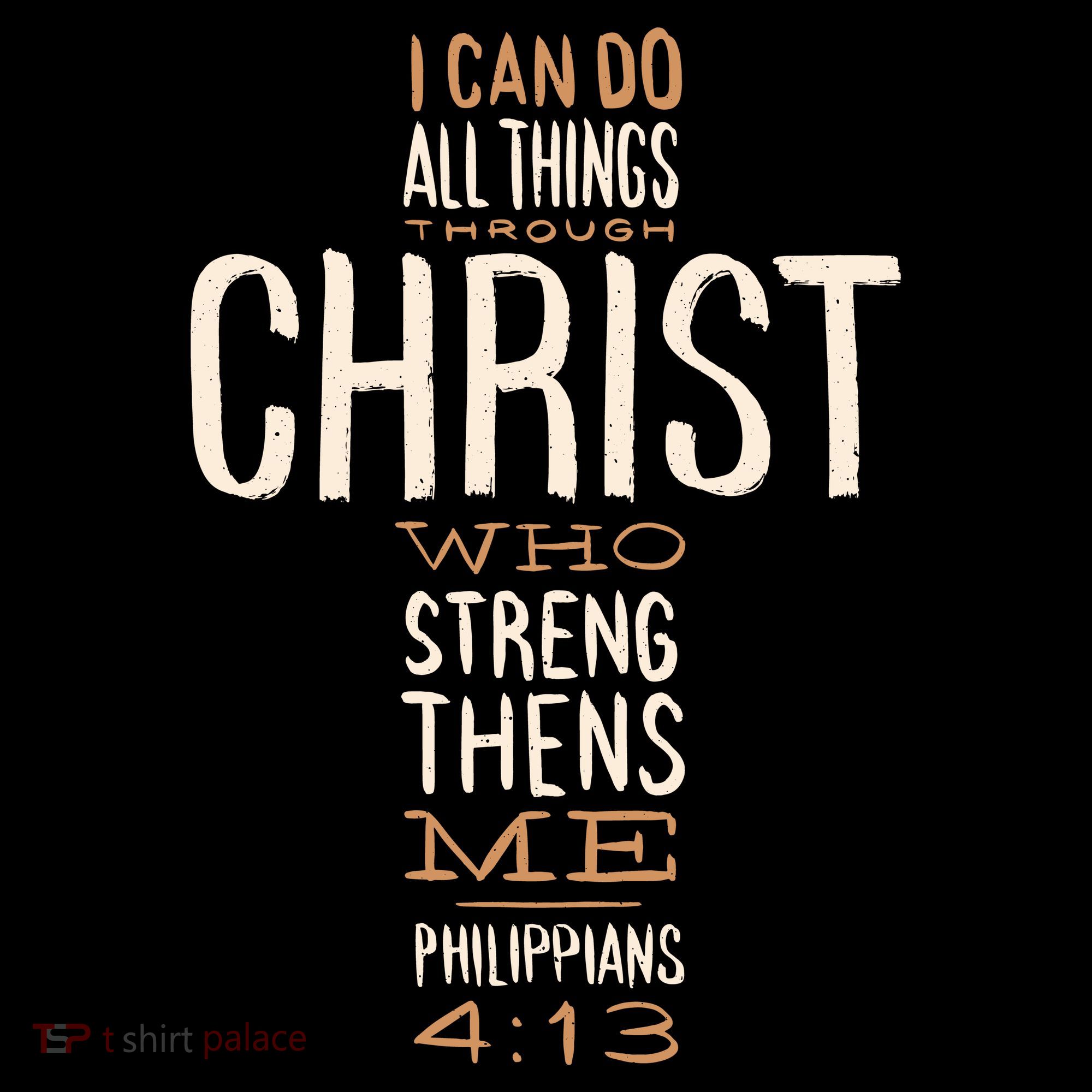 Philippians Bible Quote Cross Mousepad