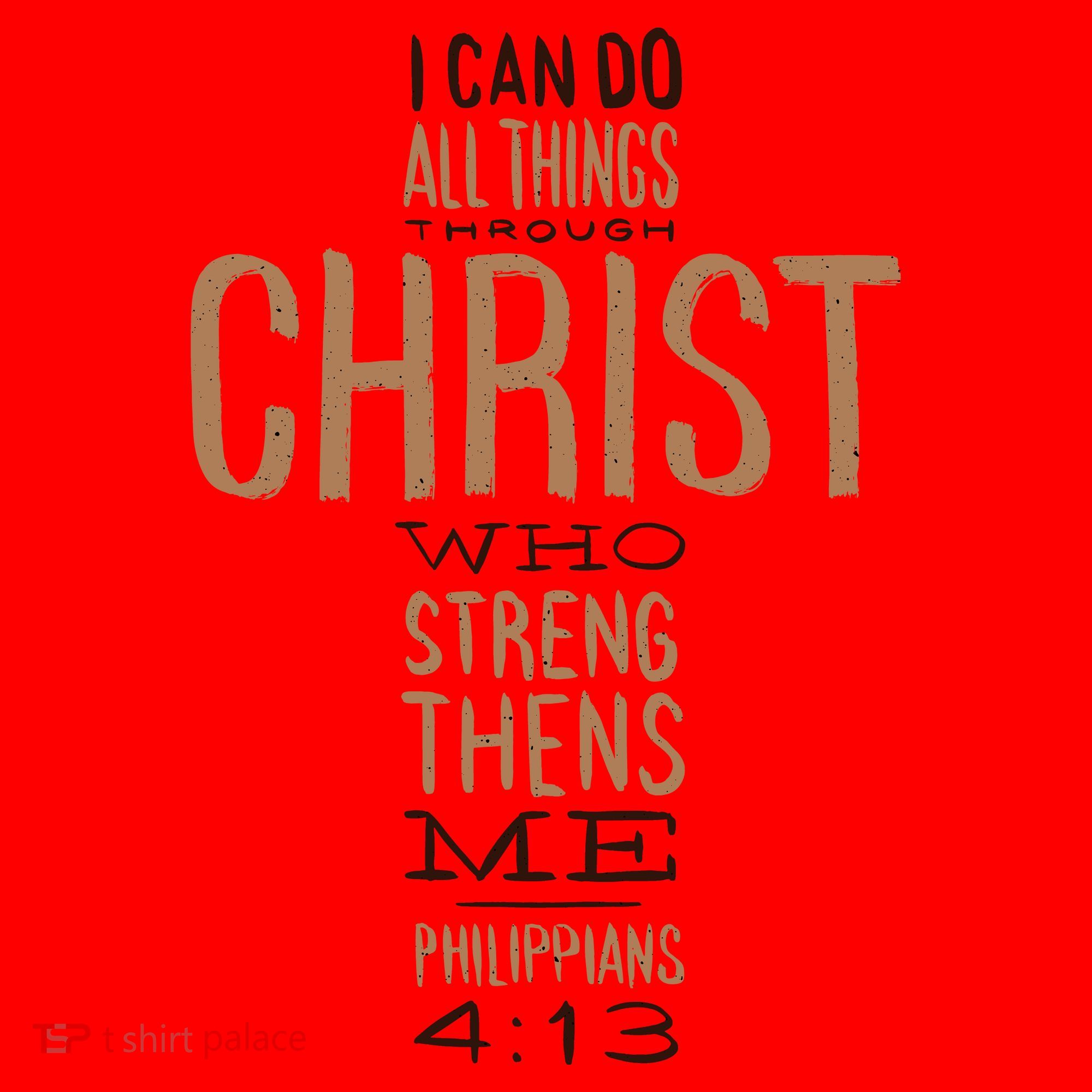 Philippians Bible Quote Cross Santa Hat