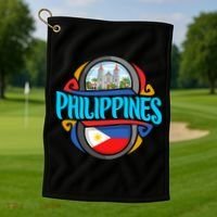 Philippines Golf Towel thumb 1