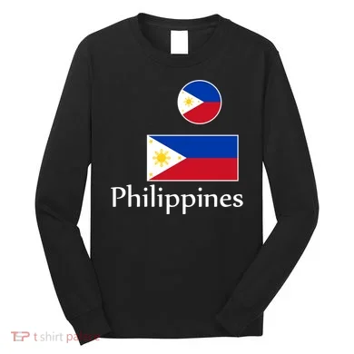 Philippines Flag Long Sleeve Shirt