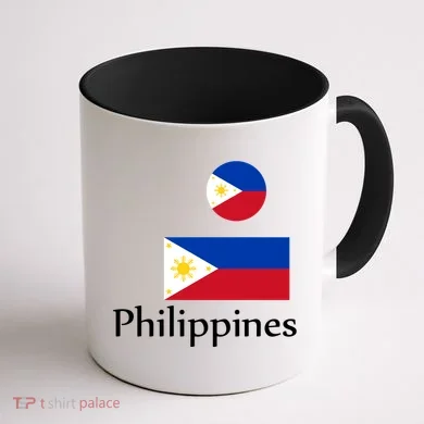 Philippines Flag Coffee Mug back