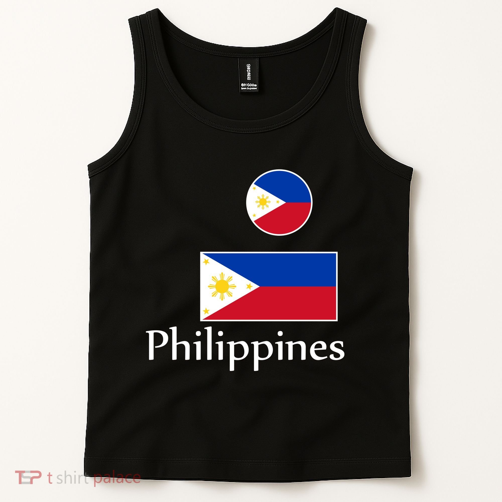 Philippines Flag Tank Top