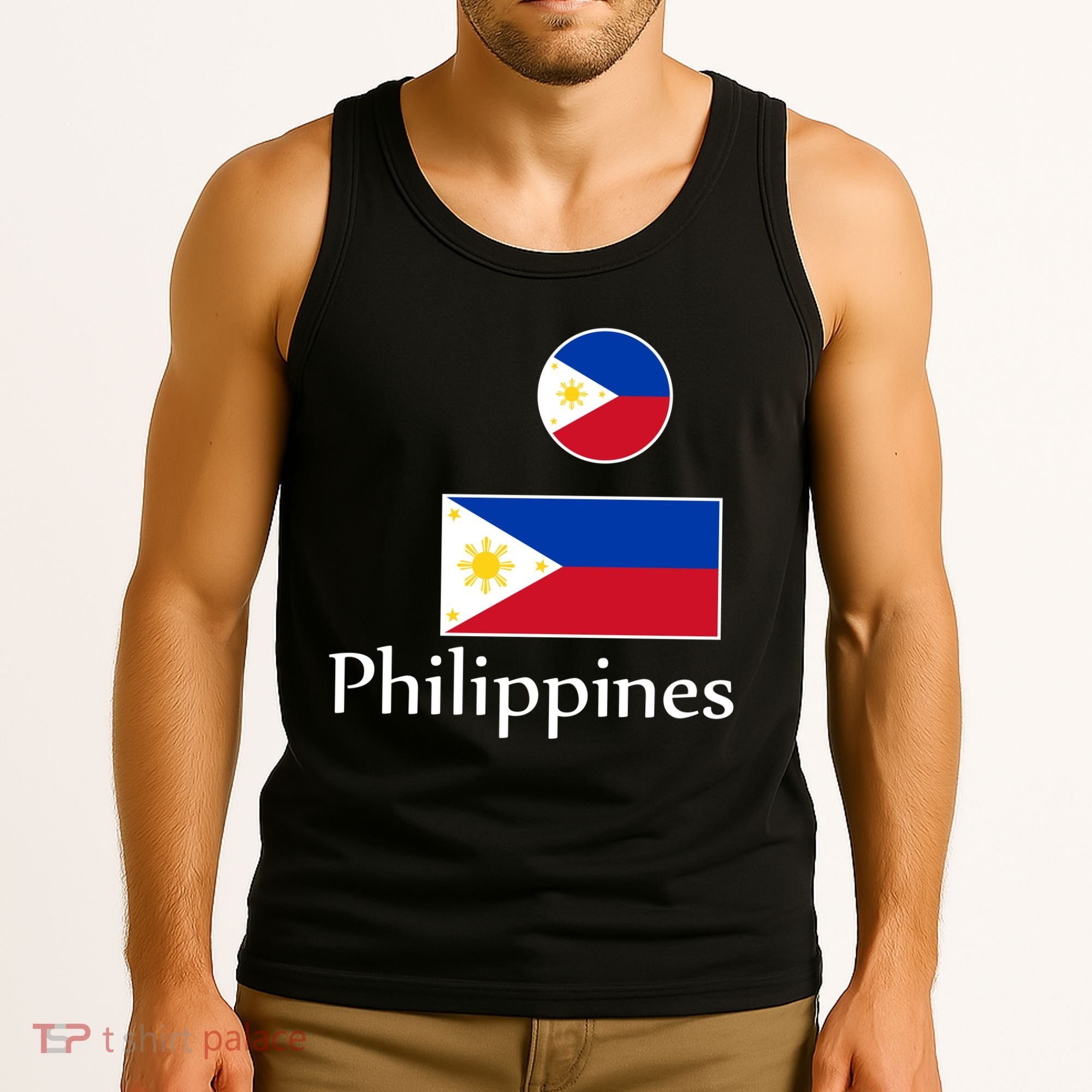 Philippines Flag Tank Top