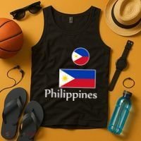 Philippines Flag Tank Top thumb 4