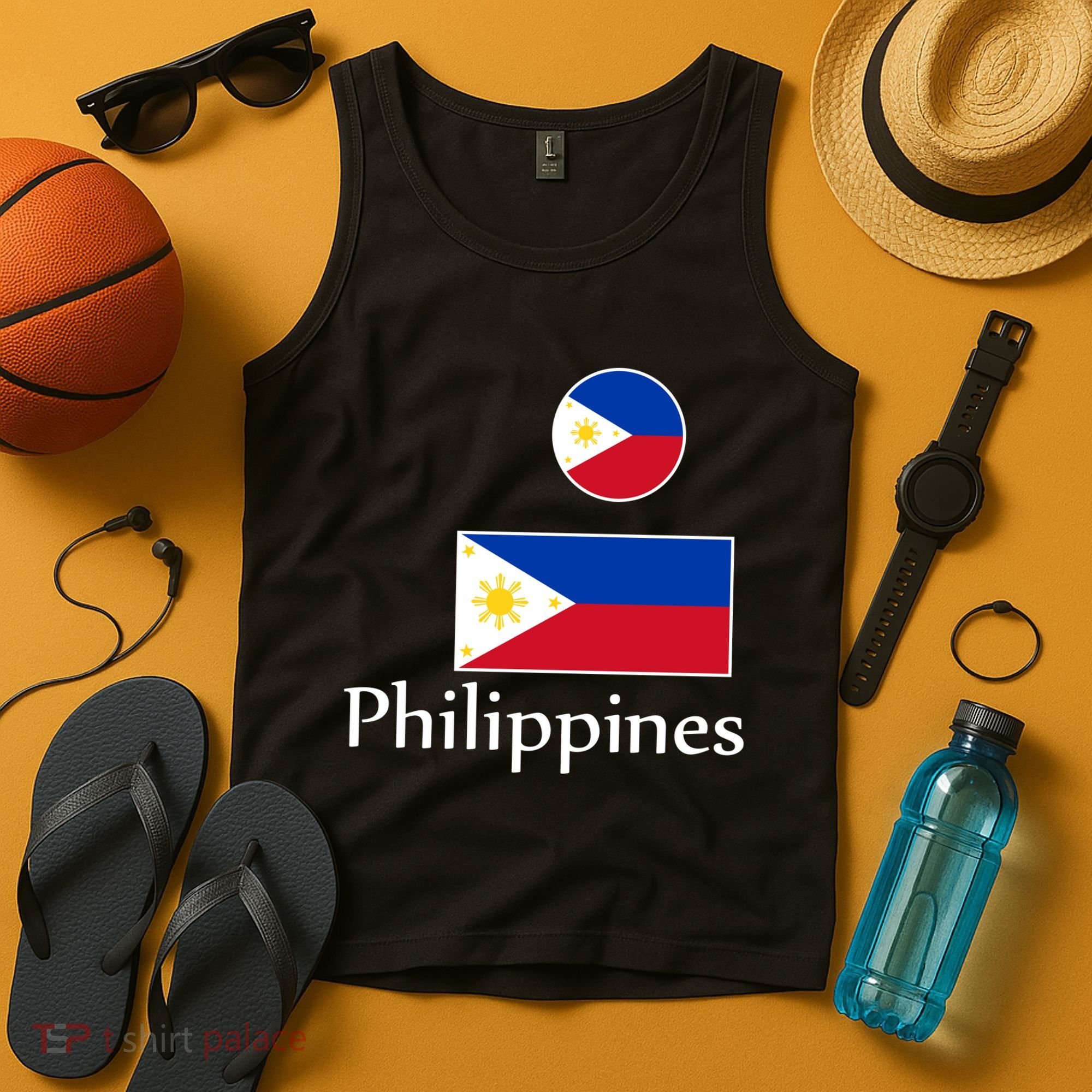 Philippines Flag Tank Top