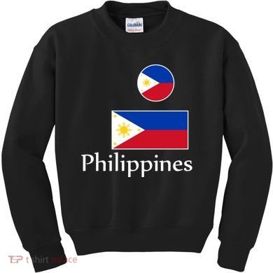 Philippines Flag Kids Sweatshirt
