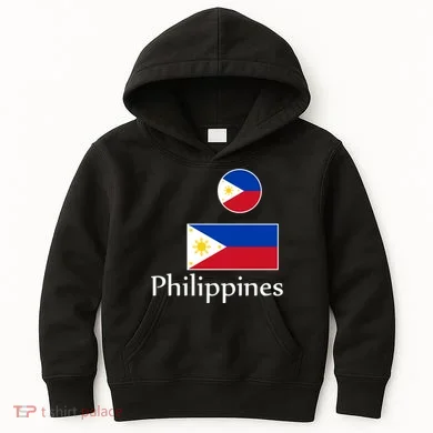 Philippines Flag Kids Hoodie
