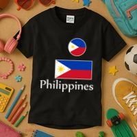 Philippines Flag Kids T-Shirt thumb 3