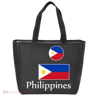 Philippines Flag Tote Bag