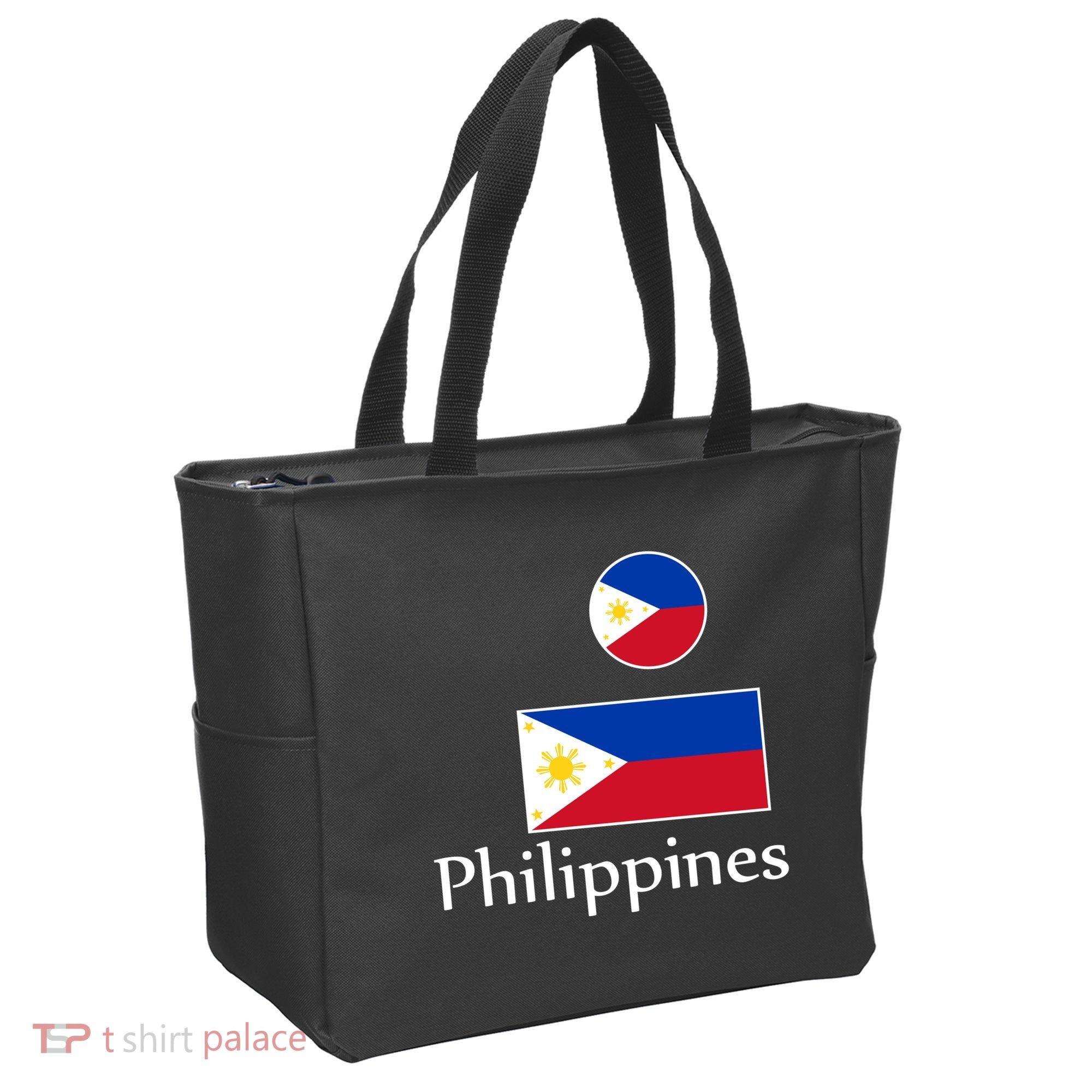 Philippines Flag Tote Bag