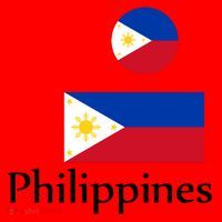 Philippines Flag Santa Hat thumb 1