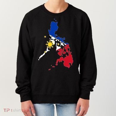 Philippines Map Flag Women's Sweatshirt