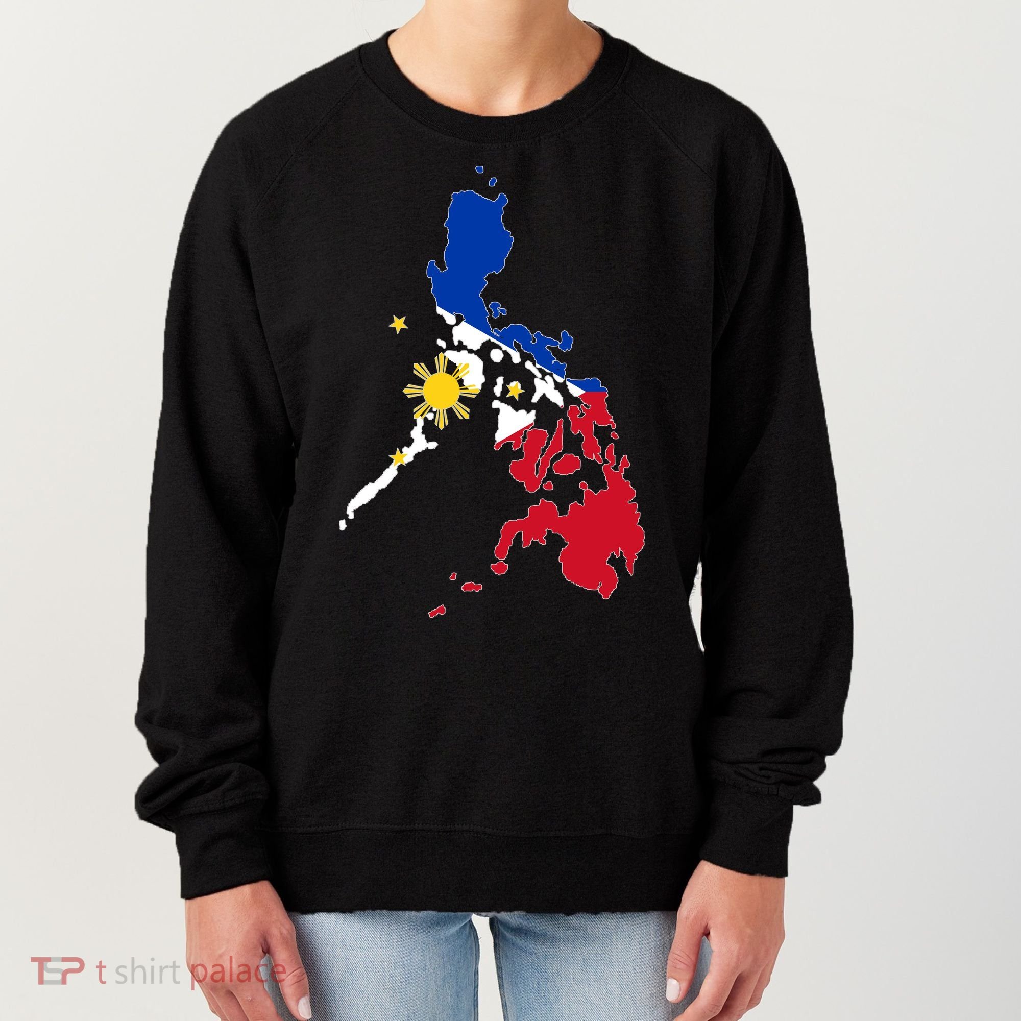 Philippines Map Flag Women's Sweatshirt