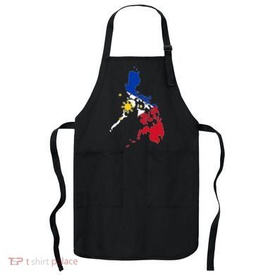Philippines Map Flag Apron