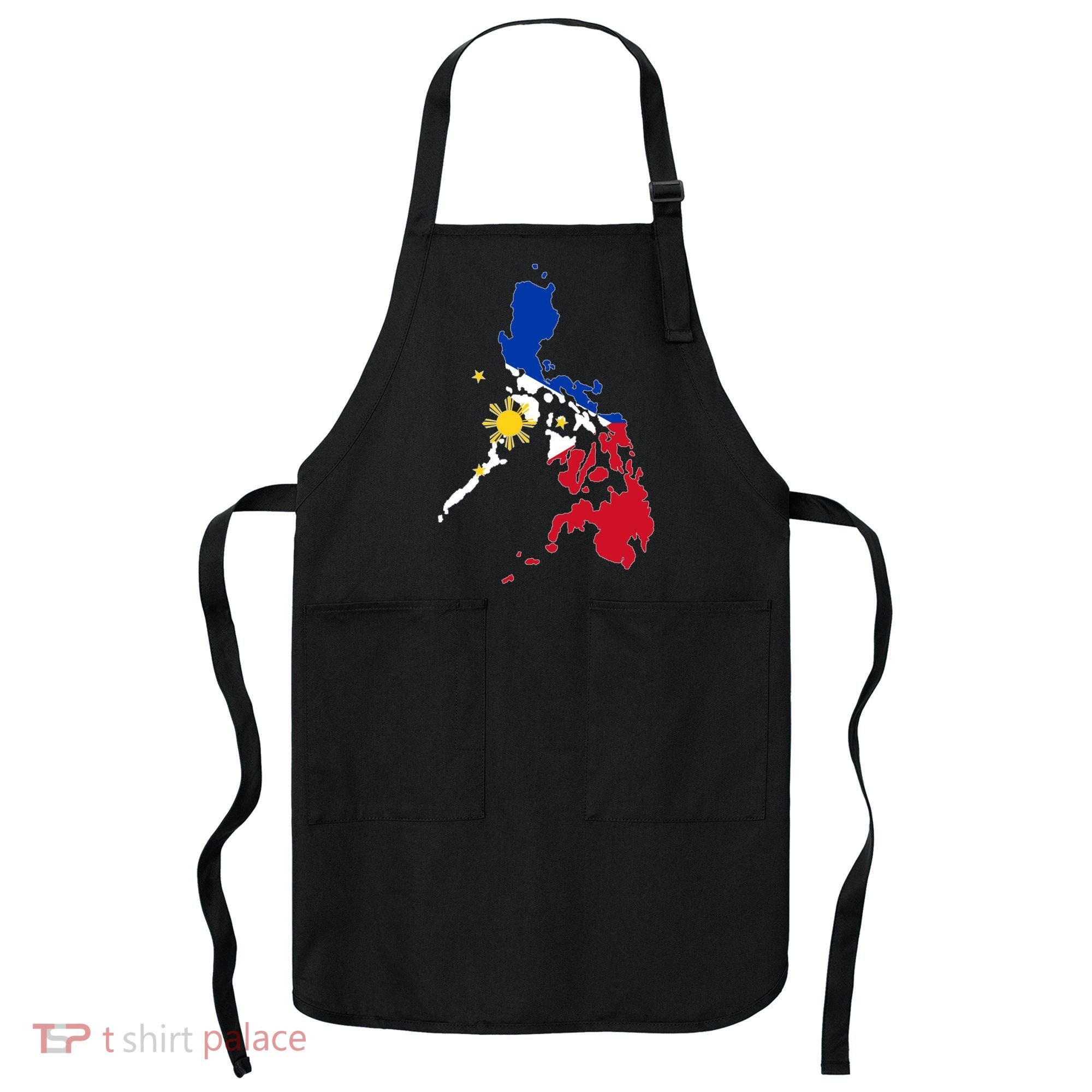 Philippines Map Flag Apron