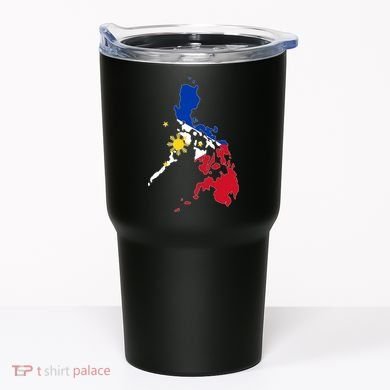 Philippines Map Flag Tumbler