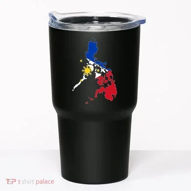 Philippines Map Flag Tumbler