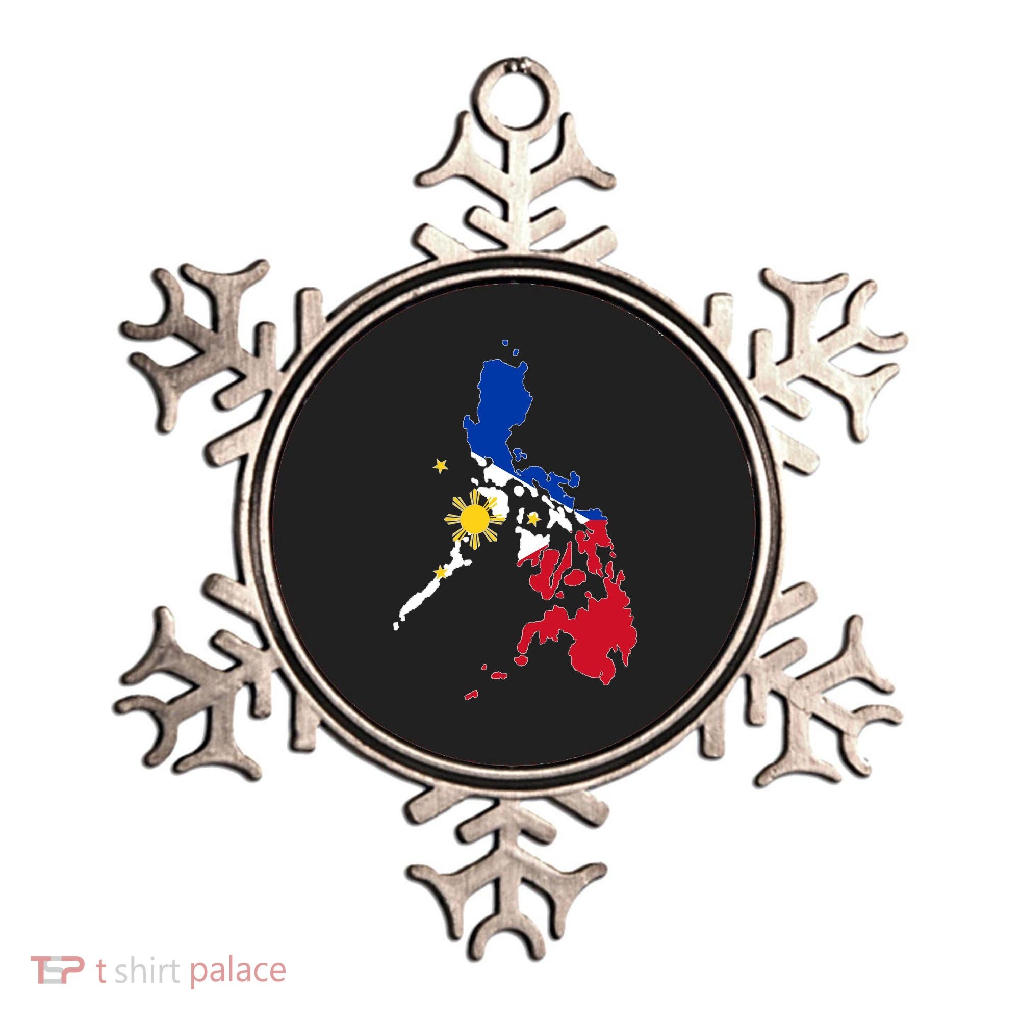 Philippines Map Flag Ornament