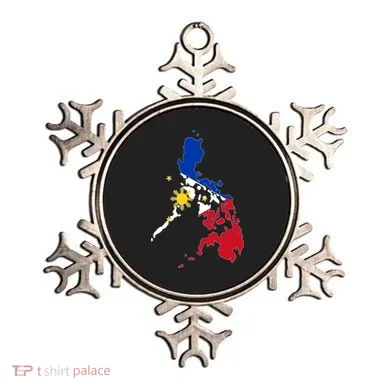Philippines Map Flag Ornament
