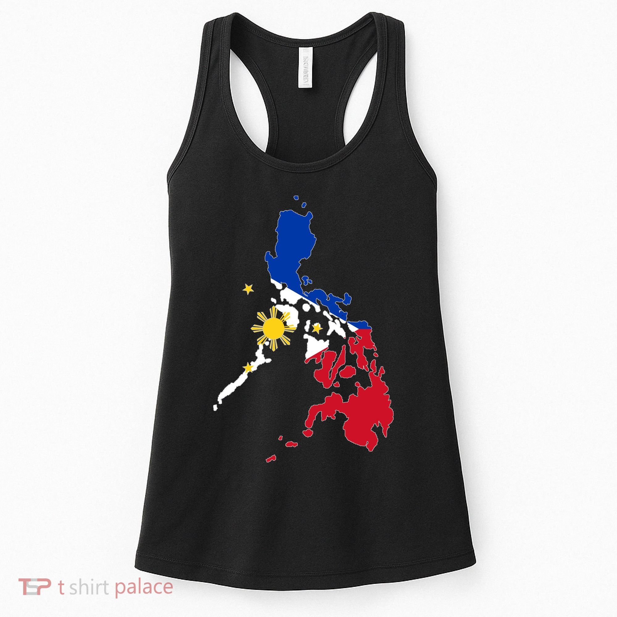 Philippines Map Flag Women's Tank Top