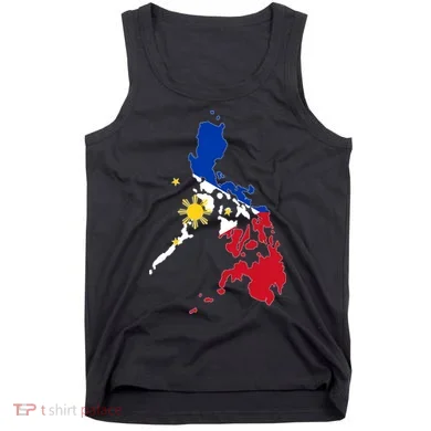 Philippines Map Flag Tank Top