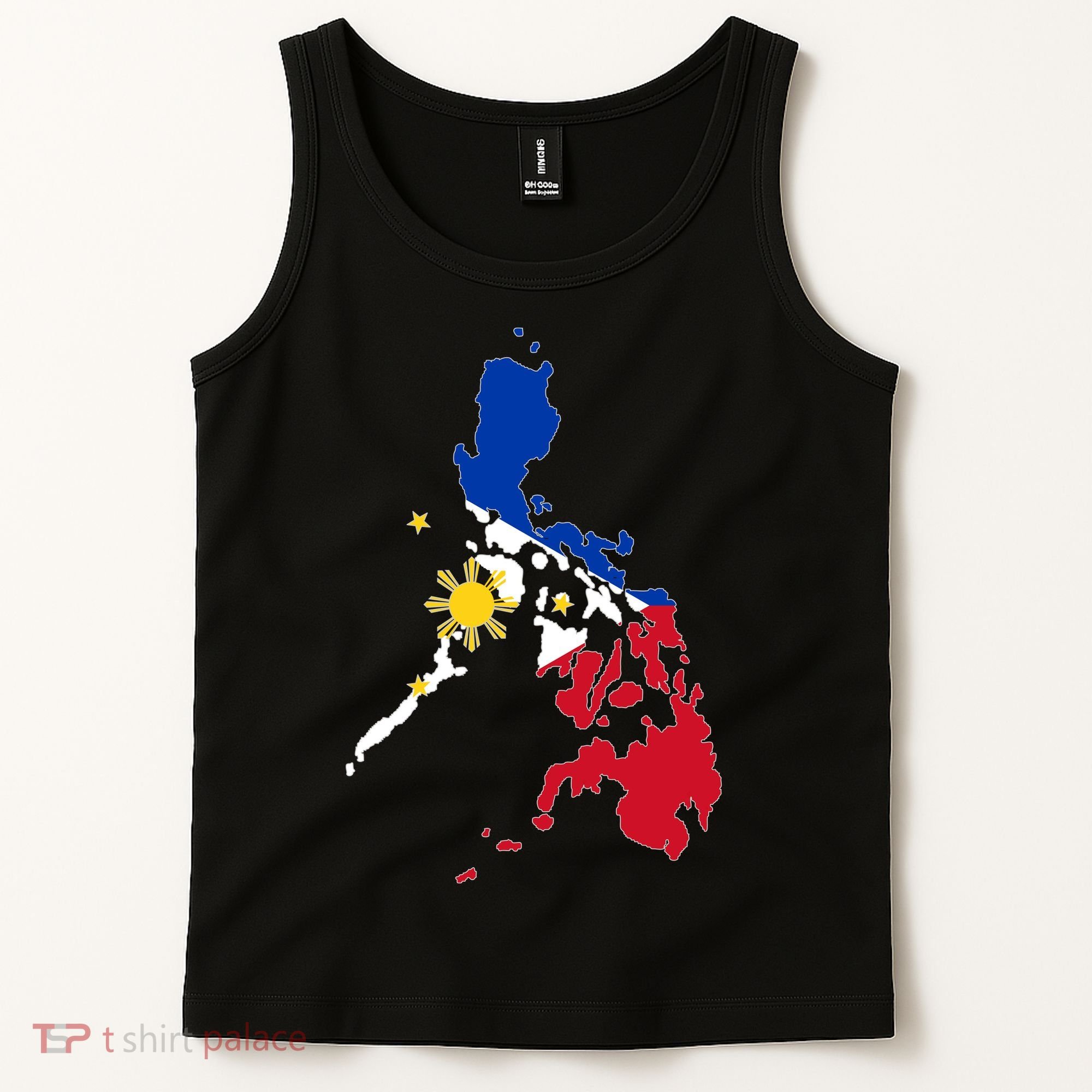 Philippines Map Flag Tank Top