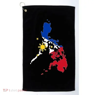 Philippines Map Flag Golf Towel