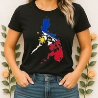 Philippines Map Flag Women's T-Shirt thumb 2