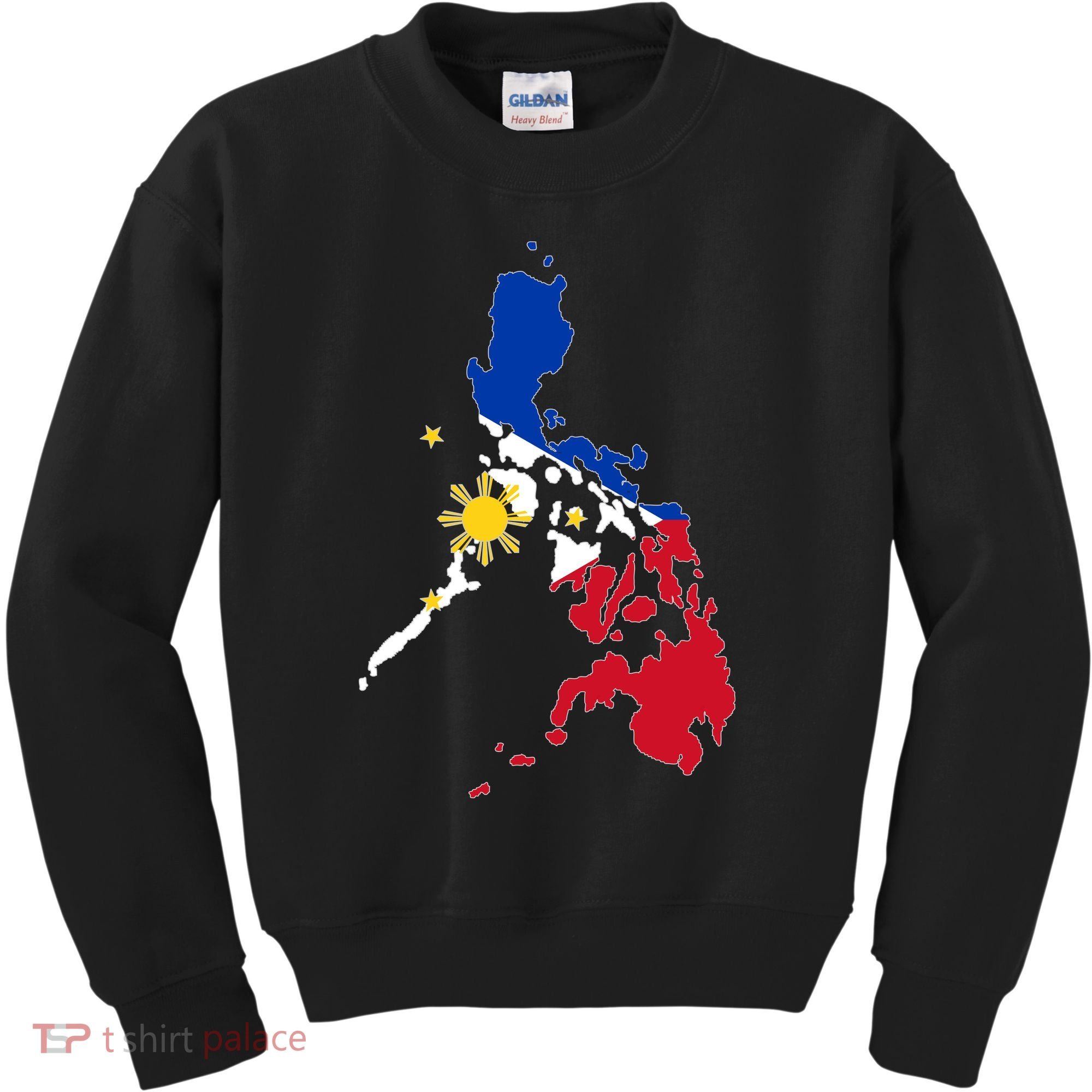 Philippines Map Flag Kids Sweatshirt
