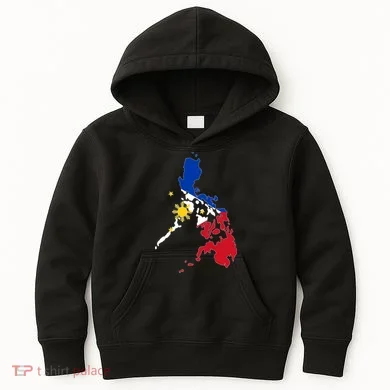 Philippines Map Flag Kids Hoodie