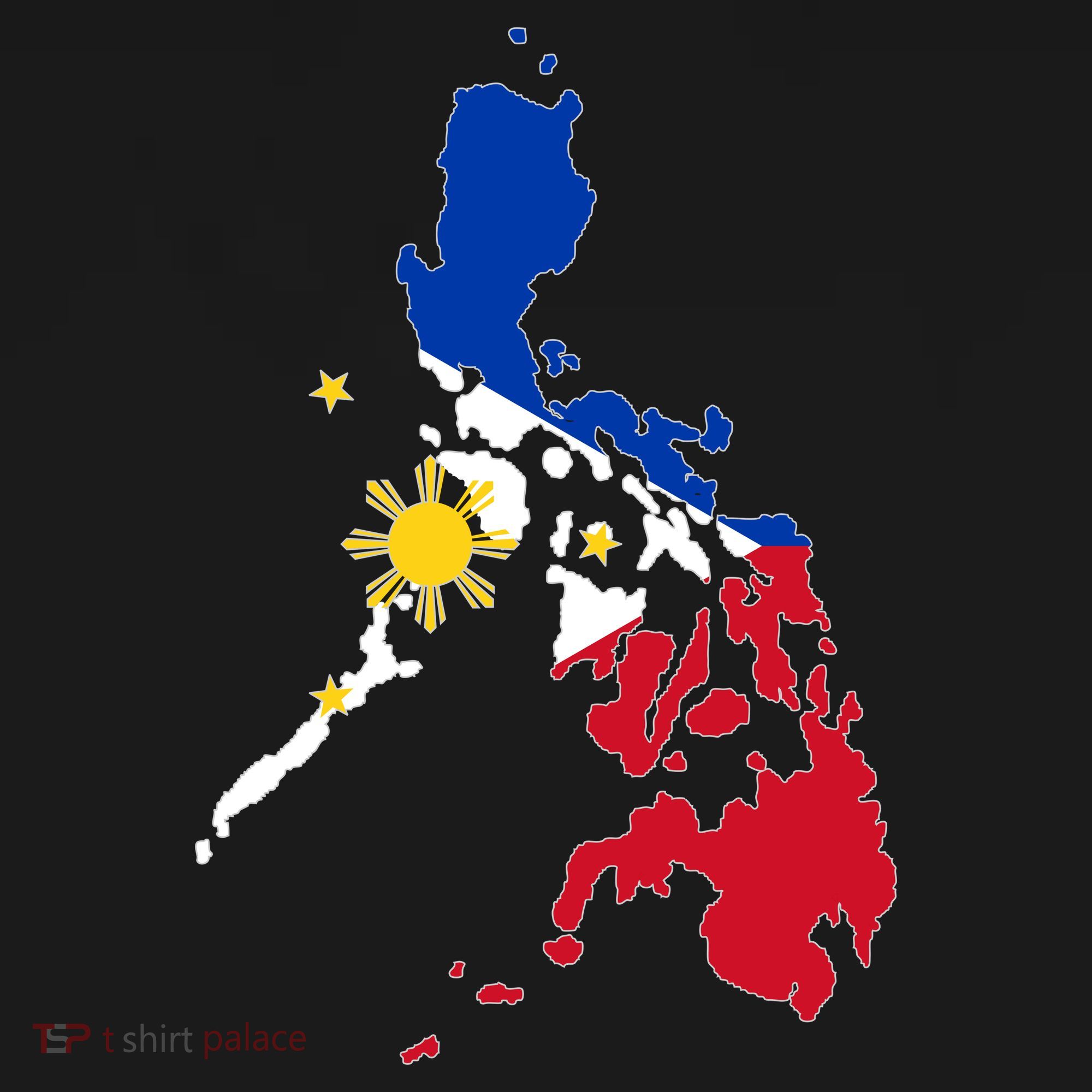 Philippines Map Flag Tote Bag