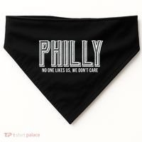 Philly Fan No One Likes Us We Don't Care USA-Made Doggie Bandana thumb 0