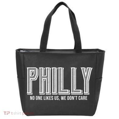 Philly Fan No One Likes Us We Don't Care Tote Bag