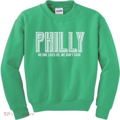 Philly Fan No One Likes Us We Don't Care Kids Sweatshirt