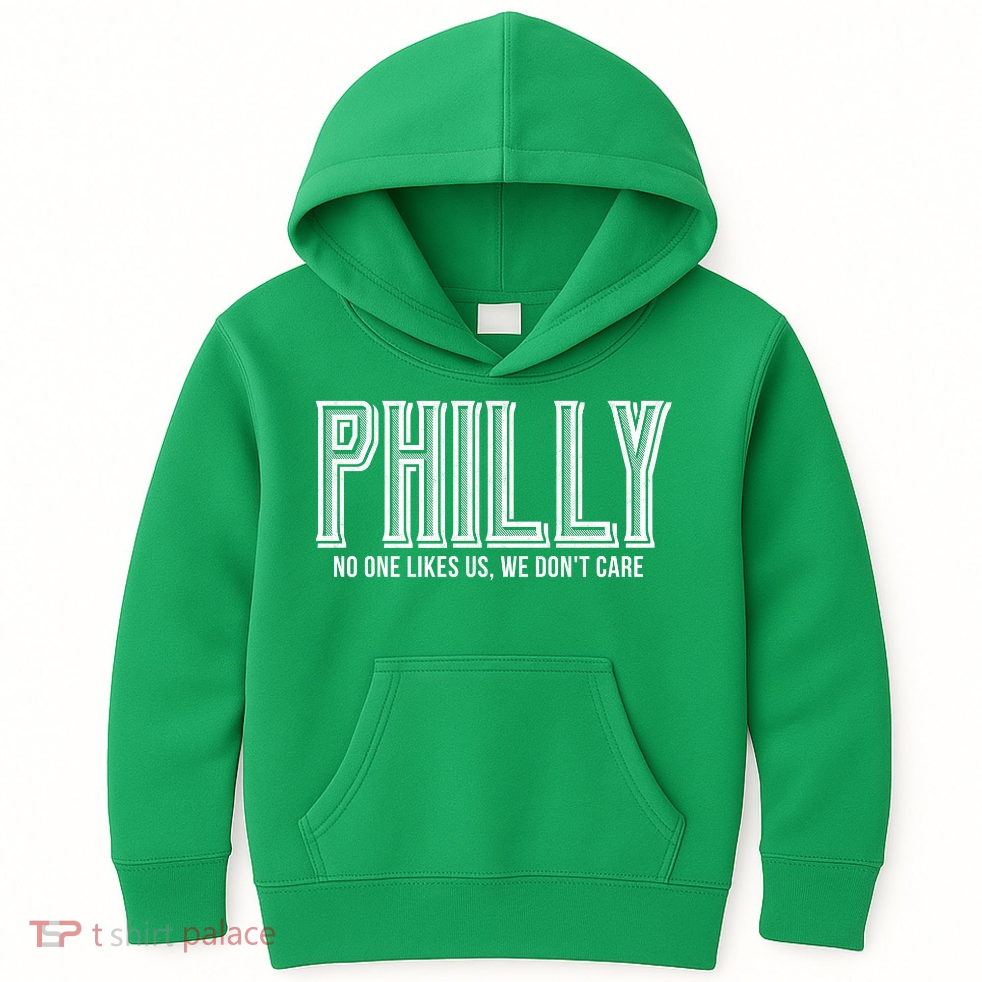 Philly Fan No One Likes Us We Don't Care Kids Hoodie