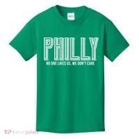 Philly Fan No One Likes Us We Don't Care Kids T-Shirt thumb 0