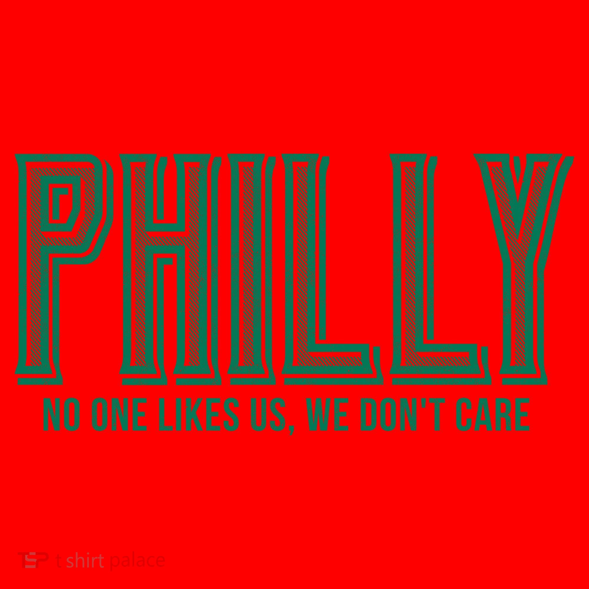 Philly Fan No One Likes Us We Don't Care Santa Hat