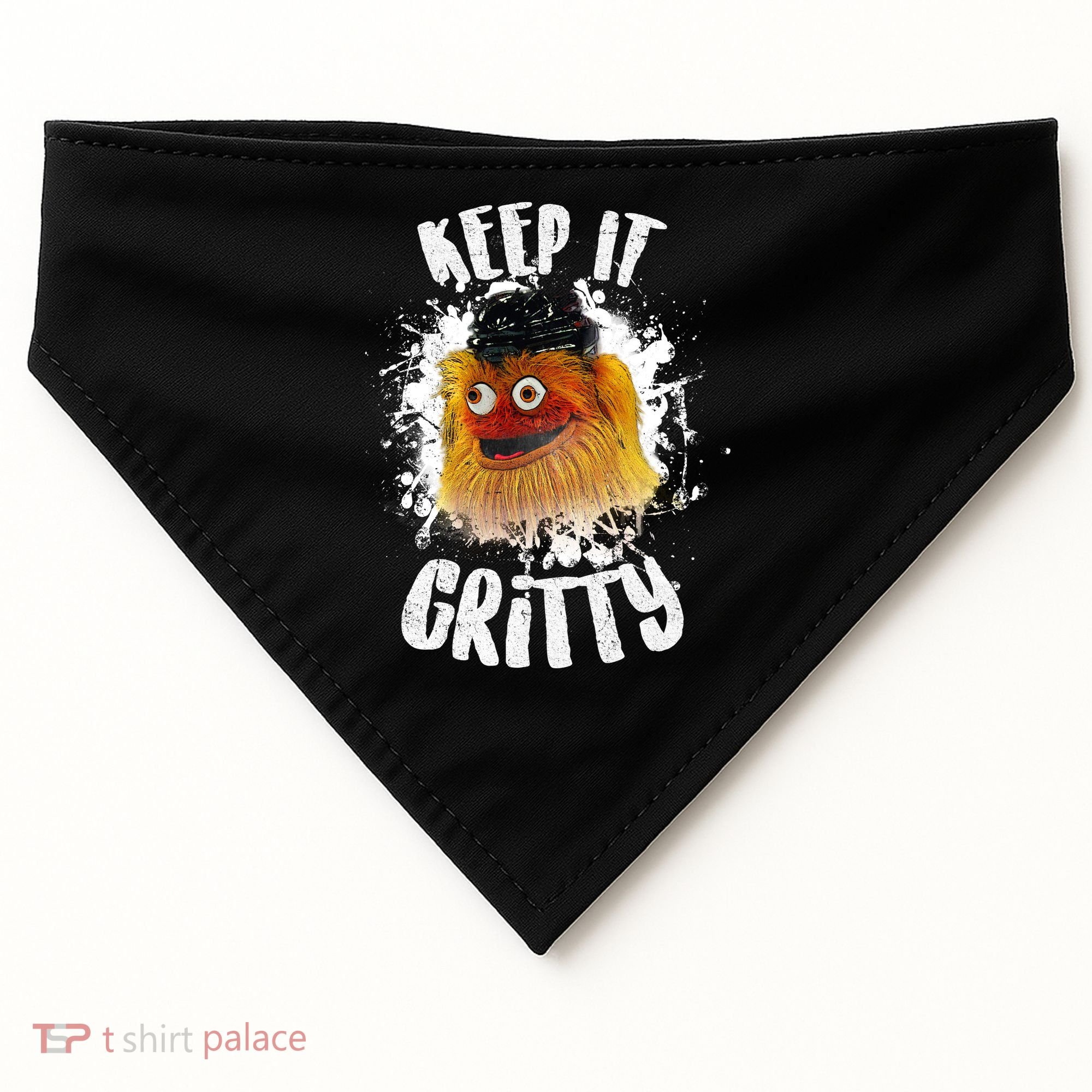 Philly Keep it Gritty Hockey Mascot USA-Made Doggie Bandana