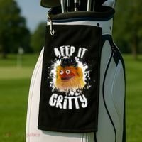 Philly Keep it Gritty Hockey Mascot Golf Towel thumb 2